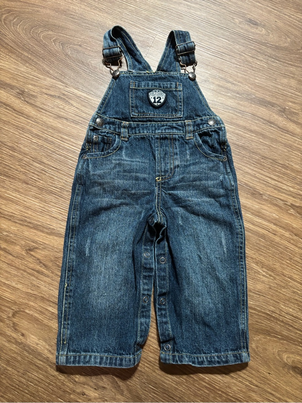 Vintage VTG Koala Kids overalls blue 18 month denim